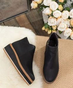 HYHE En Bloom | Eazy Platform Ankle Boot - Black New In Shoes