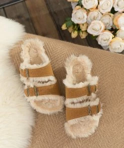 Maibulun | Plush Insole Dual-Strap Brown Sandals Slide Shoes New In Shoes 13 Maibulun | Plush Insole Dual-Strap Brown Sandals Slide Shoes New In Shoes