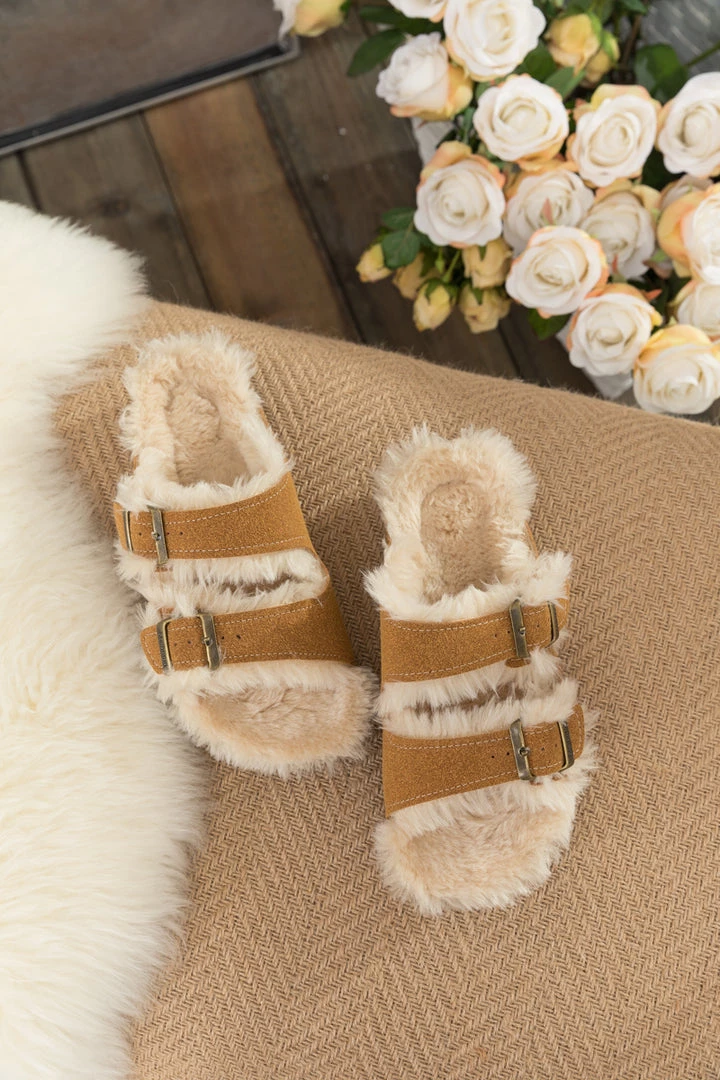 Maibulun | Plush Insole Dual-Strap Brown Sandals Slide Shoes New In Shoes 4 Maibulun | Plush Insole Dual-Strap Brown Sandals Slide Shoes New In Shoes