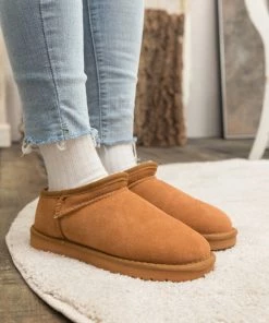 XH SMAIBULUN UGG™ | Fur-Lined Suede Low Ankle Boots