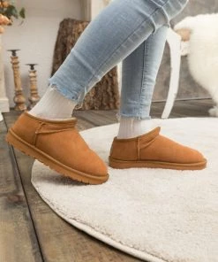 XH SMAIBULUN UGG™ | Fur-Lined Suede Low Ankle Boots