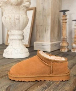 XH SMAIBULUN UGG™ | Fur-Lined Suede Low Ankle Boots