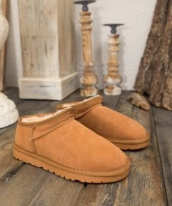 XH SMAIBULUN UGG™ | Fur-Lined Suede Low Ankle Boots