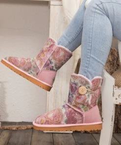 XH New In Shoes SMAIBULUN UGG™ | Faux Fur-Lined Leather Suede Boot