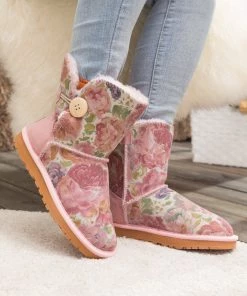 XH New In Shoes SMAIBULUN UGG™ | Faux Fur-Lined Leather Suede Boot