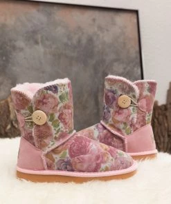 XH New In Shoes SMAIBULUN UGG™ | Faux Fur-Lined Leather Suede Boot