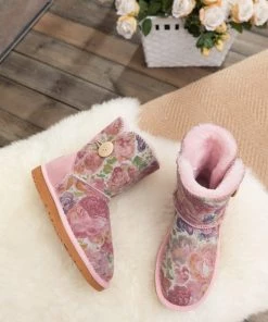 XH New In Shoes SMAIBULUN UGG™ | Faux Fur-Lined Leather Suede Boot