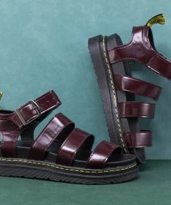 YL New In Shoes En Bloom | Purple Trip-Strap Buckled Sandal - Women