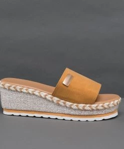 HYHE New In Shoes Denim Espadrille Wedge Sandals - EN BLOOM