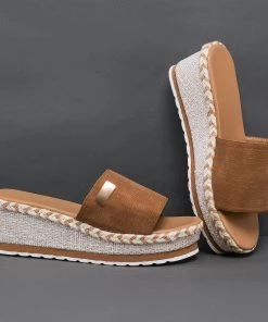 HYHE New In Shoes Denim Espadrille Wedge Sandals - EN BLOOM