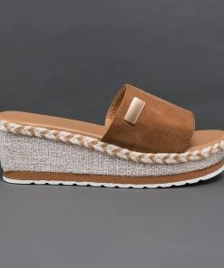 HYHE New In Shoes Denim Espadrille Wedge Sandals - EN BLOOM