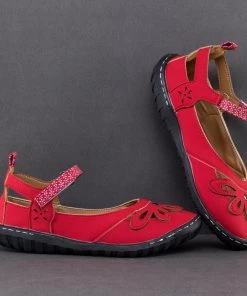 AL Meadow Strap Adjustable Mary Jane Flat Shoes | EN BLOOM