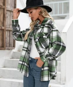 YBL Smaibulun | Plaid Front-Pocket Button-Up Shirt Clothing 15 YBL Smaibulun | Plaid Front-Pocket Button-Up Shirt Clothing