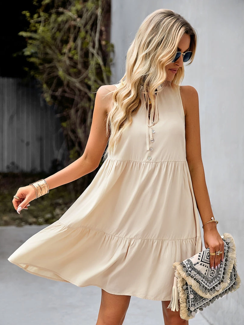 DY New In Clothing MARITA DRESS - APRICOT 1 DY New In Clothing MARITA DRESS - APRICOT