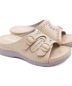 SIKETU | Perforated Double Strap Sandals New In Shoes