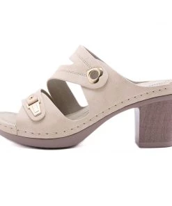 Metal Heart Stack Sandals -SIKETU New In Shoes