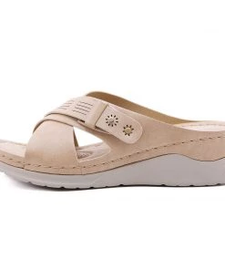 Cutout Crisscross Jolie Sandals - SIKETU