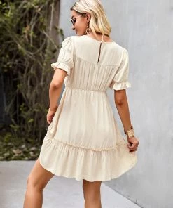 DY GEORGIANA DRESS - APRICOT NEW ARRIVALS 7 DY GEORGIANA DRESS - APRICOT NEW ARRIVALS