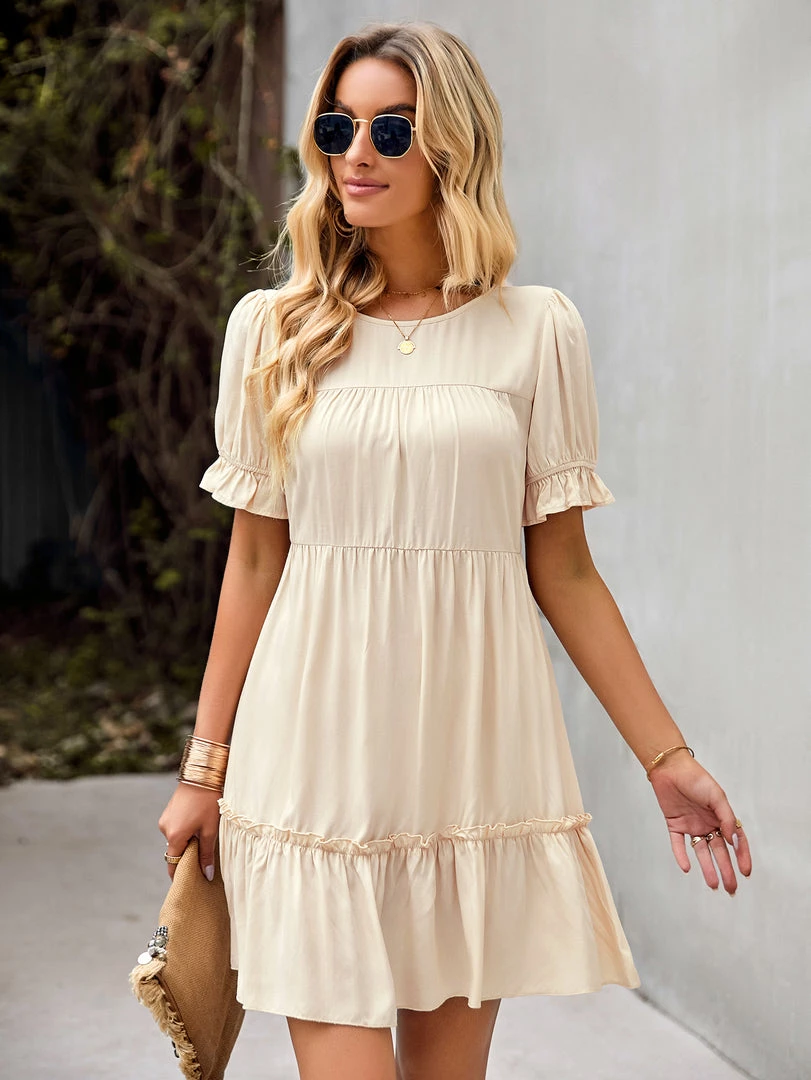 DY GEORGIANA DRESS - APRICOT NEW ARRIVALS 5 DY GEORGIANA DRESS - APRICOT NEW ARRIVALS