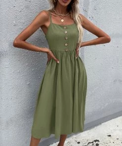 New In Clothing Smaibulun | Leopard Long Sleeve V-Neck Ripped Knit Pullover - Army Green