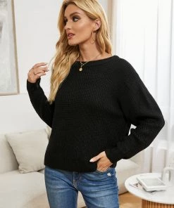 MY Smaibulun | Front And Back Wearable Knit Cardigan - Black New In Clothing 9 MY Smaibulun | Front And Back Wearable Knit Cardigan - Black New In Clothing