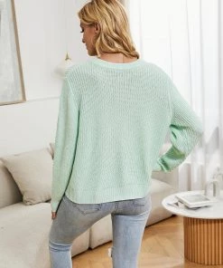 MY Smaibulun | Two Way Wearable Knit Cardigan - Green New In Clothing