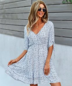 NEW ARRIVALS REMEDY MINI DRESS - BABY BLUE