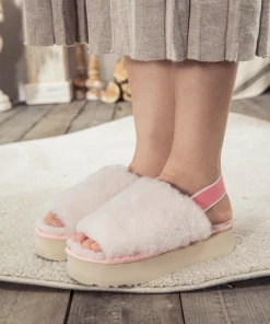 XH SMAIBULUN UGG™ | Soft Woolen Fluffy Disco Sandals Slippers - Baby Pink New In Shoes 14 XH SMAIBULUN UGG™ | Soft Woolen Fluffy Disco Sandals Slippers - Baby Pink New In Shoes