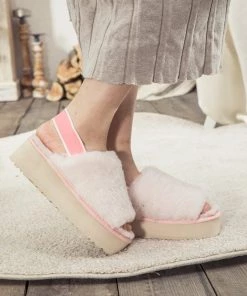 XH SMAIBULUN UGG™ | Soft Woolen Fluffy Disco Sandals Slippers - Baby Pink New In Shoes 15 XH SMAIBULUN UGG™ | Soft Woolen Fluffy Disco Sandals Slippers - Baby Pink New In Shoes