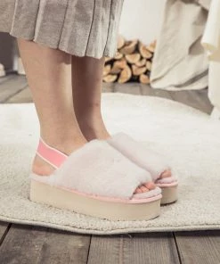 XH SMAIBULUN UGG™ | Soft Woolen Fluffy Disco Sandals Slippers - Baby Pink New In Shoes 16 XH SMAIBULUN UGG™ | Soft Woolen Fluffy Disco Sandals Slippers - Baby Pink New In Shoes