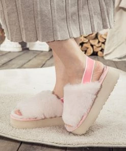 XH SMAIBULUN UGG™ | Soft Woolen Fluffy Disco Sandals Slippers - Baby Pink New In Shoes 17 XH SMAIBULUN UGG™ | Soft Woolen Fluffy Disco Sandals Slippers - Baby Pink New In Shoes