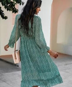 DY ZARNISH MIDI DRESS - BASIL 11 DY ZARNISH MIDI DRESS - BASIL