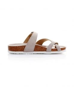 GLF Maibulun | Beige Buckle-Accent Suede Upper Sandals New In Shoes