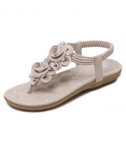 SIKETU | Apricot Rosette Sandals NEW ARRIVALS