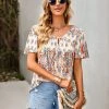 DY DOMO BOHO TOP - BEIGE New In Clothing