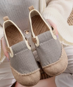 TC Cactus Rose | Scales Print Linen Espadrilles Loafers- Beige New In Shoes