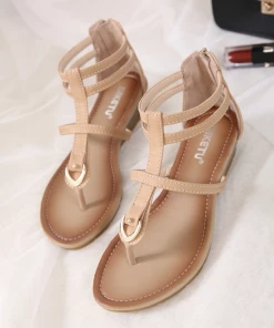 SIKETU | Beige Gladiator Sandals