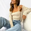 MY Smaibulun | RACHAELS Knit Cardigan Set - Beige NEW ARRIVALS