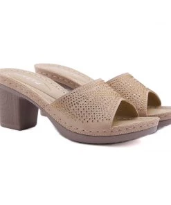 Rhinestone-Accent Block Heel Sandals - SIKETU S/S 2022