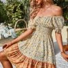 DY NALAH BOHO DRESS - BEIGE PRINT NEW ARRIVALS