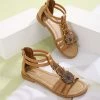 SIKETU | Beige Boho Gladiator Sandals