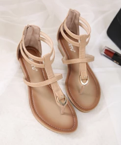 SIKETU | Beige Gladiator Sandals