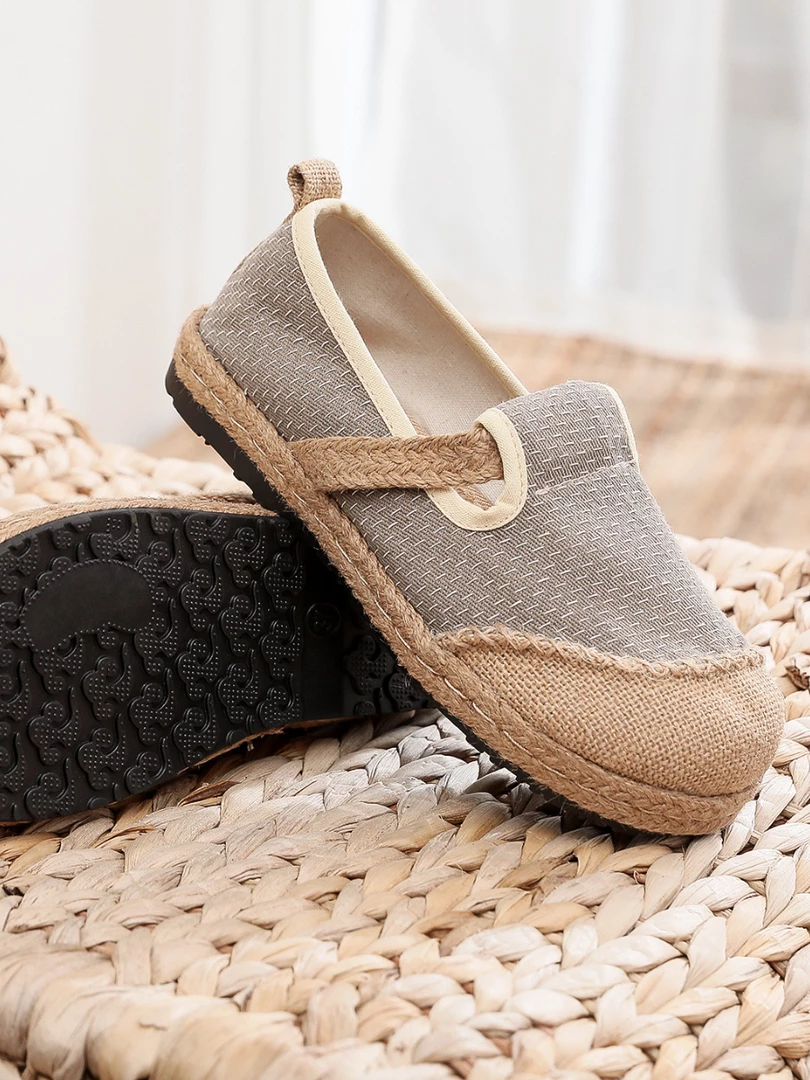 TC Cactus Rose | Scales Print Linen Espadrilles Loafers- Beige New In Shoes 3 TC Cactus Rose | Scales Print Linen Espadrilles Loafers- Beige New In Shoes