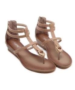 SIKETU | Beige Gladiator Sandals