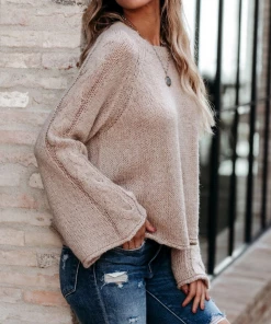 MY Smaibulun Doll | PHYLLIS Oversized Sector Sleeve Knit Jumper - Beige NEW ARRIVALS 9 MY Smaibulun Doll | PHYLLIS Oversized Sector Sleeve Knit Jumper - Beige NEW ARRIVALS