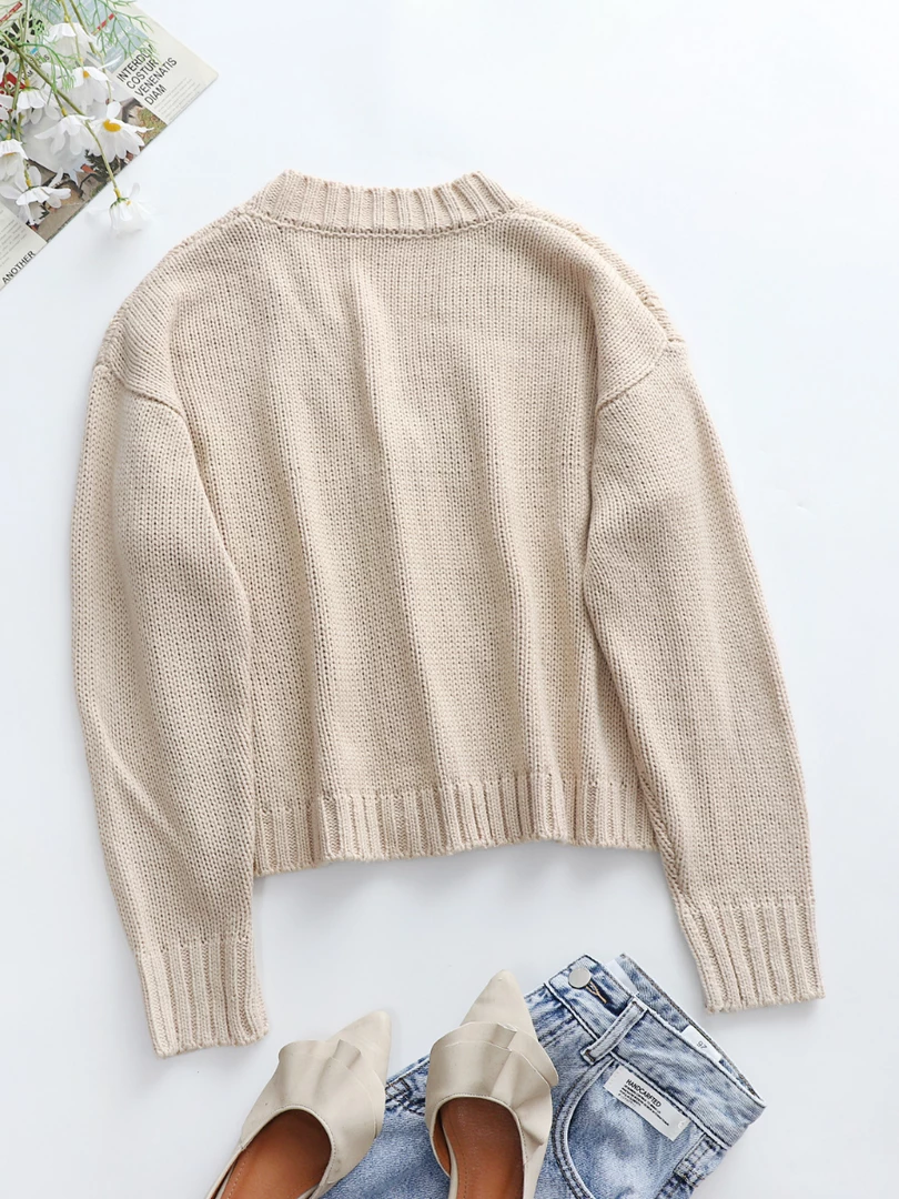 MY Smaibulun Doll | Veronica Beige Knit Cardigan Set 7 MY Smaibulun Doll | Veronica Beige Knit Cardigan Set