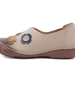 Applique Stitch Nonskid Loafers - SIKETU