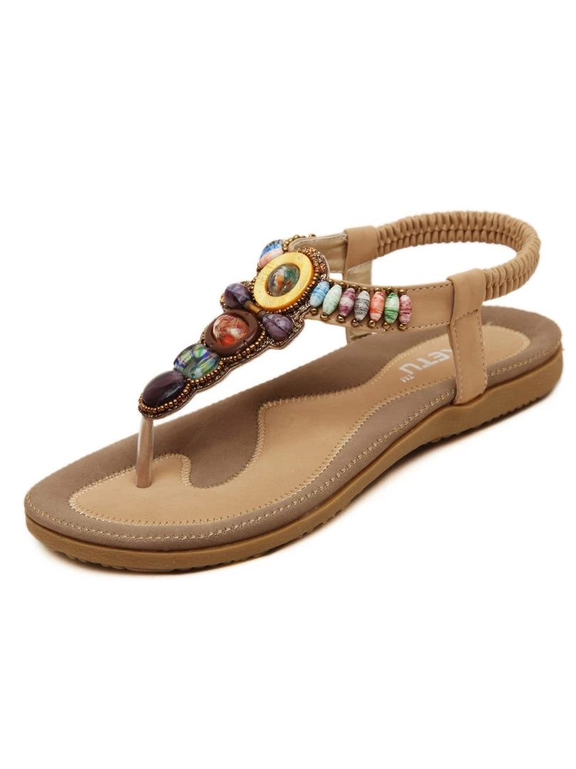 SIKETU | BEIGE BEADED SANDAL 3 SIKETU | BEIGE BEADED SANDAL