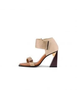 Jady Rose New In Shoes JadyRose | ALIDIA Beige Leather Heel Sandal 7 Jady Rose New In Shoes JadyRose | ALIDIA Beige Leather Heel Sandal