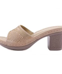 Rhinestone-Accent Block Heel Sandals - SIKETU S/S 2022